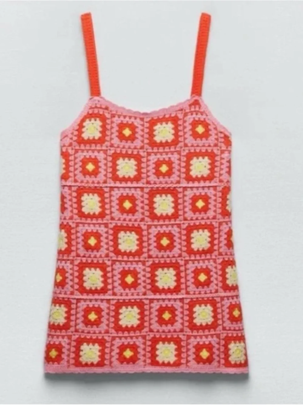BRAND NEW WITH TAGS VIRAL ZARA PINK KNIT CROCHET SUMMER MINI DRESS SMALL BMWT - Picture 4 of 6